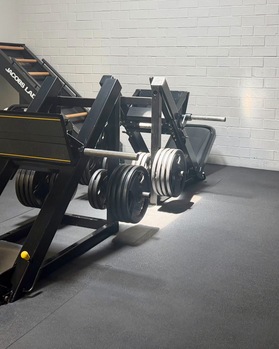 Leg and strength training machines at Longevity